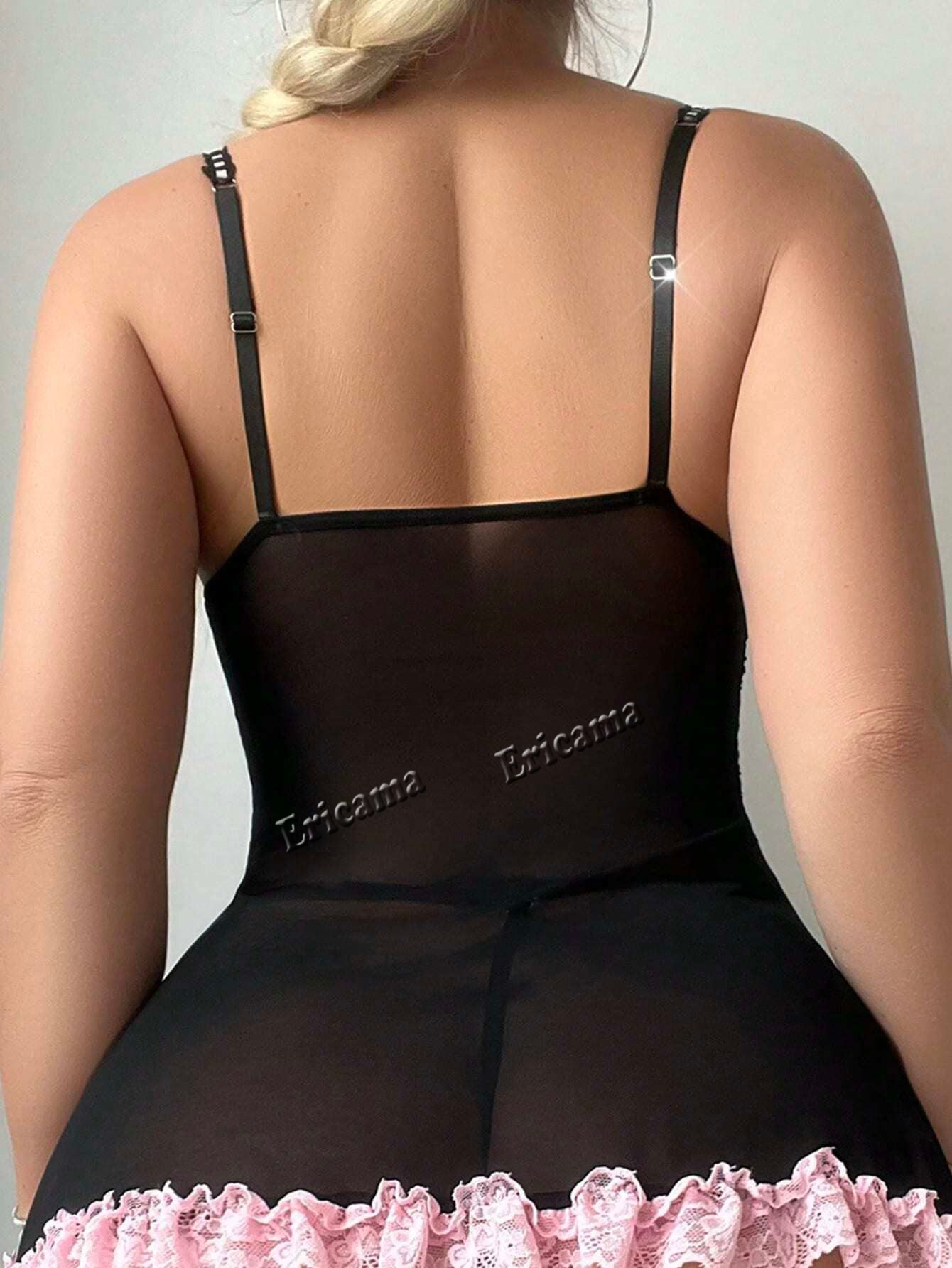 Conjunto de lingerie de malha  - Lace Bralette Set avaliação e preço